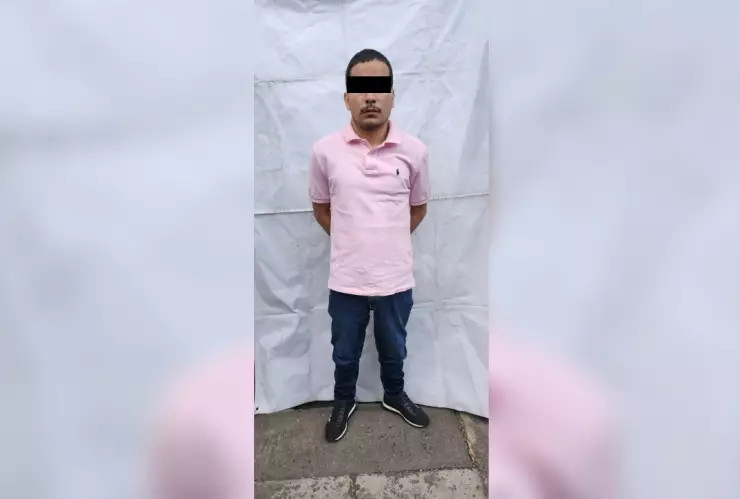 El hombre fue aprehendido en la alcaldía Tláhuac.