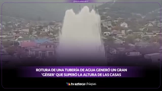 Fuga masiva de agua sorprende a los habitantes de Novorossiysk, Rusia