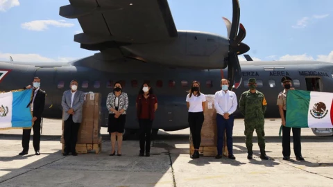 México envió respiradores mecánicos a Latinoamérica para la COVID-19