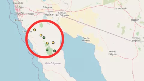 Sismos se activan en Baja California durante la madrugada