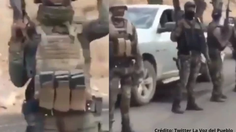 sicarios del cártel de Sinaloa se exhiben en video