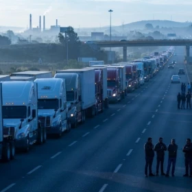 Anuncian paro nacional de transportistas este lunes
