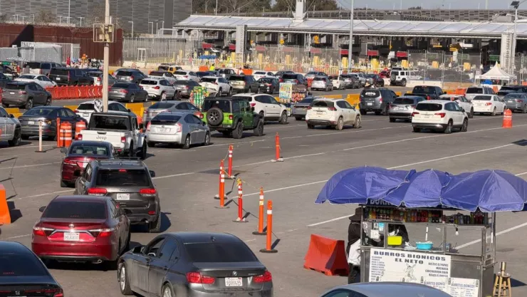 Así están las garitas de Tijuana hoy lunes 2 de marzo de 2026