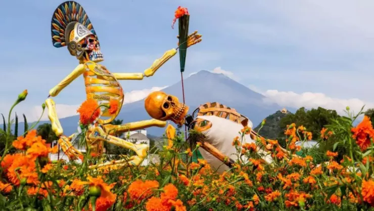 Así podrás disfrutar el día de Muertos en Atlixco este 2025: Eventos, actividad, campos de cempasúchil y catrinas monumentales