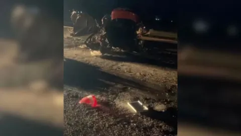 Filtran FUERTES IMÁGENES de como quedó la zona tras brutal accidente en la carretera a Villa Hidalgo
