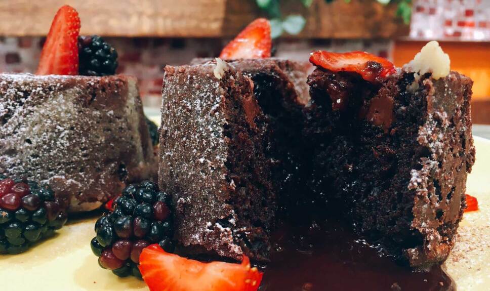 Receta Volcán chocolatoso