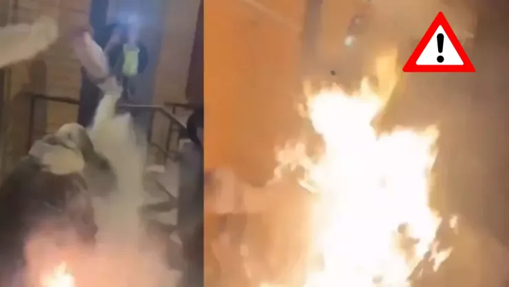 VIDEO FUERTE: Así fue como un grupo de amigos por broma quemaron viva a su amiga el día de su cumpleaños 