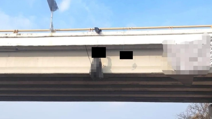 cuerpo colgando puente tuxtla chiapas
