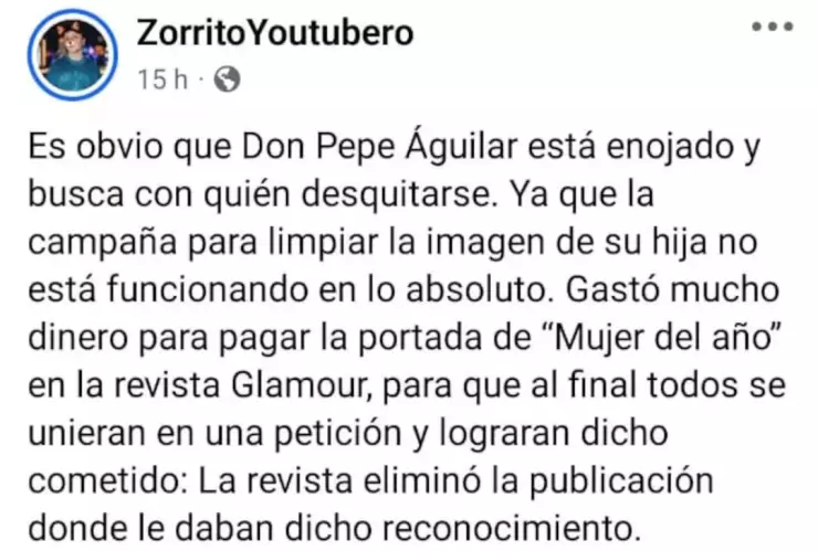 Influencer amenazas Pepe Aguilar