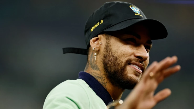 Neymar Jr en estadio de Qatar 2022