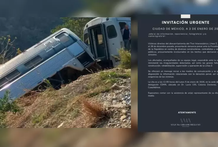 Víctimas del Tren Interoceánico interponen demanda