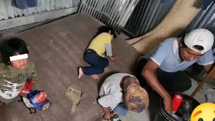Historia de Ranulfo en la miseria: Sobrevive con sus tres hijas tras quedar paralítico