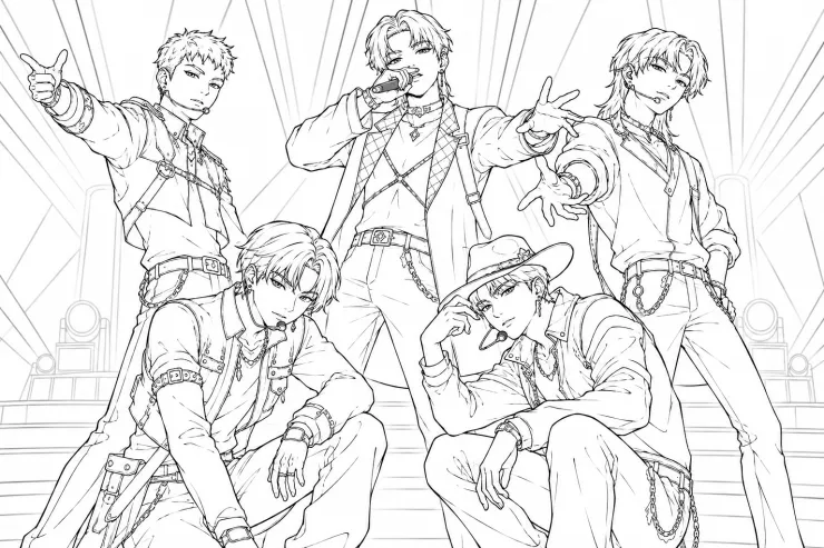 Saja Boys con elementos de K-pop