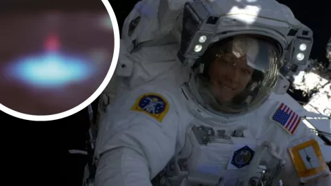 Astronauta capta extraño fenómeno eléctrico en el cielo de México desde la Estación Espacial Internacional