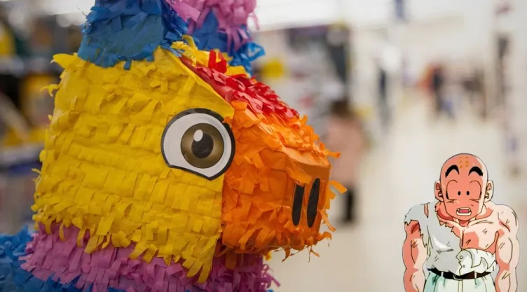 Ideas DIY 3 diseños fáciles para crear piñatas de Krilin de Dragon Ball.jpg
