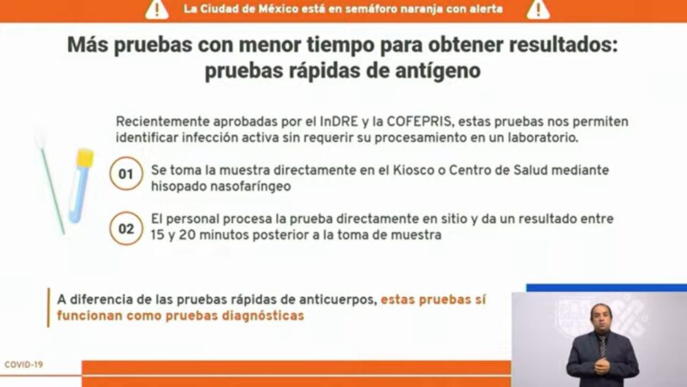 La CDMX aplicará pruebas de antígeno en macrokioscos que se instalarán en plazas cercanas a estaciones del Metro