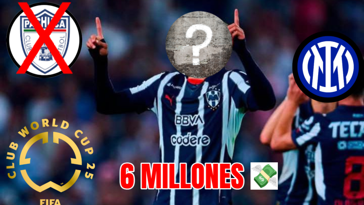 Vale 6 millones, Pachuca le dijo que no y fue una de las figuras de Monterrey ante Inter
