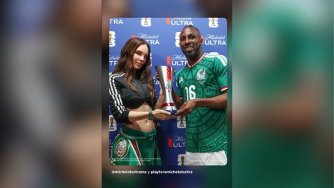Belinda, Christian Nodal y Ángela Aguilar coincidieron en el México vs. Ecuador del Mundial 2026 y las redes no superan el momento