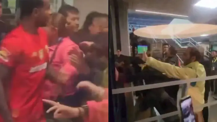 VIDEO: Captan a Henry Martín buscando pelea a Helinho, tras victoria del América ante el Toluca
