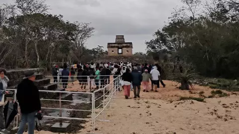 El clima IMPIDIÓ la presencia del Dios KIIN en Yucatán