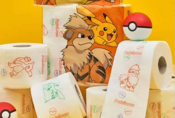 Pokémon llega al papel higiénico y los fans ya quieren coleccionarlos todos