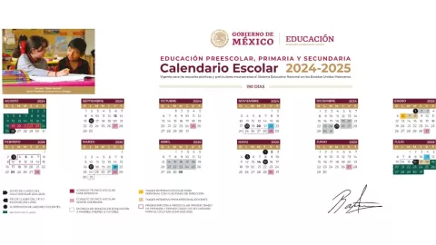 Calendario escolar 2024-2025: Conoce los días feriados, vacaciones e inicio de clases