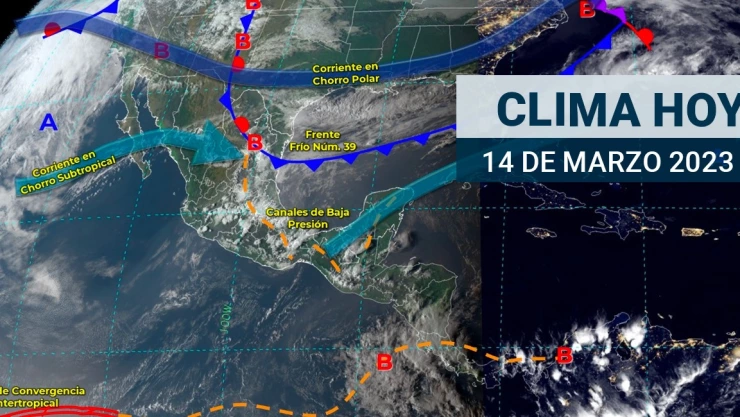 Clima en México martes 14 de marzo: ¡Hasta 40°C pero con lluvias en el país!