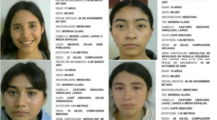Alerta Amber 4 adolescentes desaparecen en Tijuana Baja California