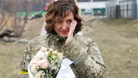 ucrania pareja matrimonio