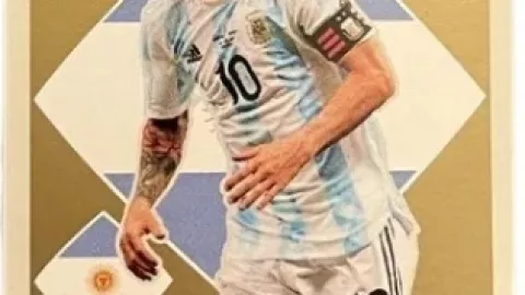 carta lionel messi dorada