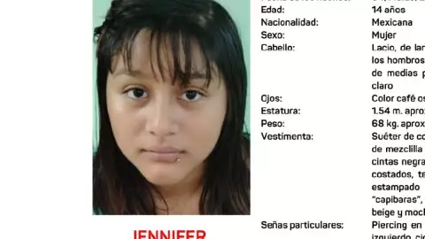 ¡Urgente! Activan Alerta Amber en todo Yucatán por DESAPARICIÓN de Jennifer, menor de 14 años en Mérida