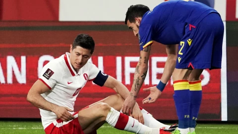 Robert Lewandowski lesionado 