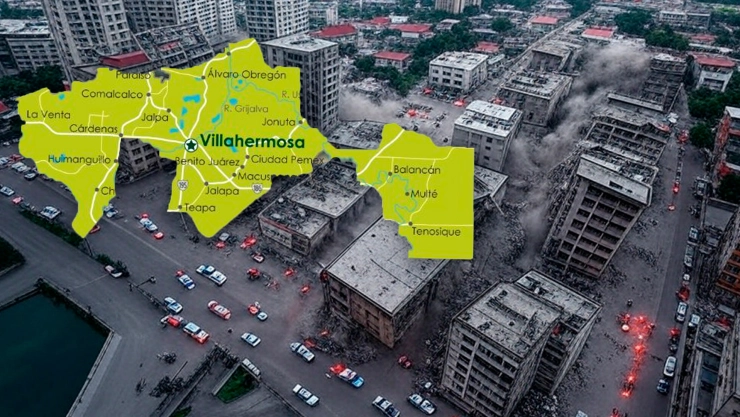 Colonias sismo Villahermosa
