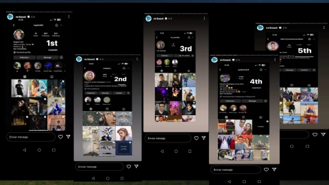 Ganadores de sorteo Mr Beast