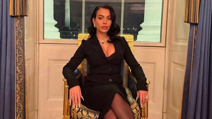 Georgina Rodriguez en la Casa Blanca