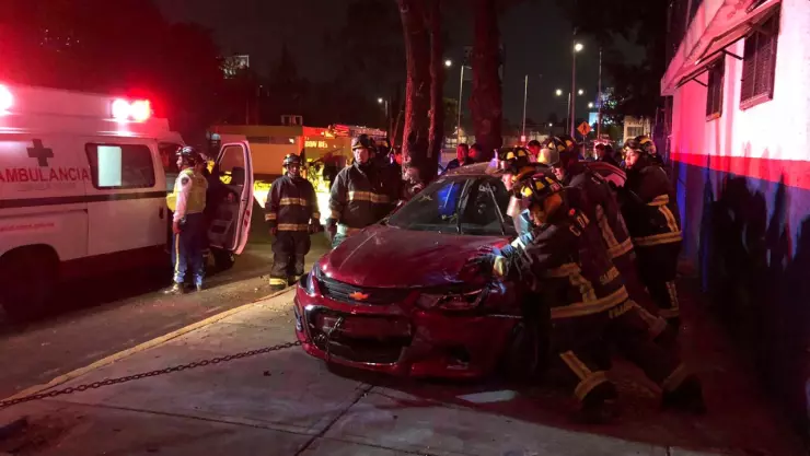 Accidente vial Simón Bolívar