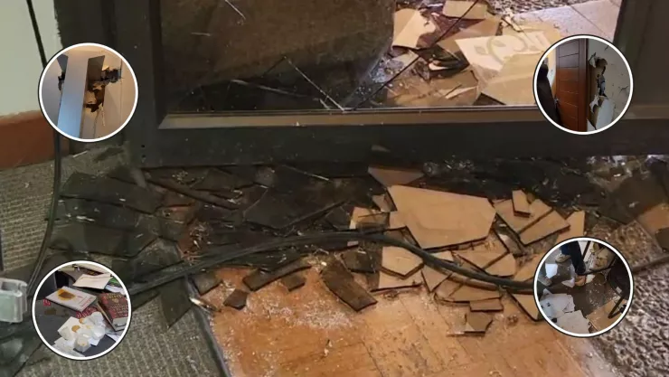 Vandalizan las instalaciones del Palacio de Gobierno exigen justicia al Gobernador Rubén Rocha Moya. (3).jpg