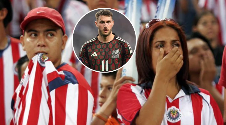Santiago Gimenez decepcionó a la afición de Chivas