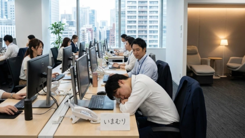 ¿Por qué dormirse en la oficina no se considera flojera? así funciona el “inemuri” de Japón