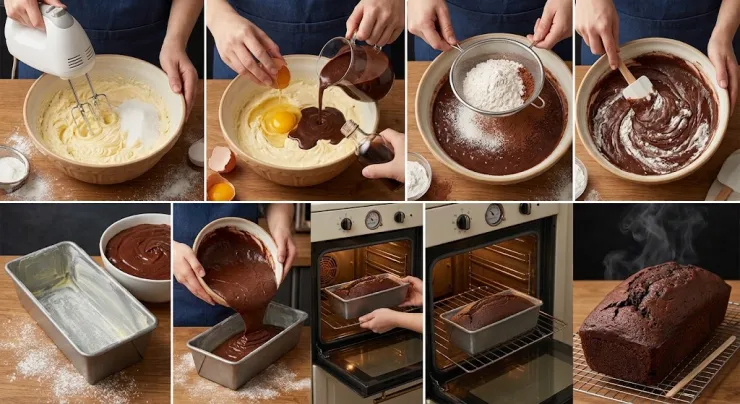 Panqué de chocolate