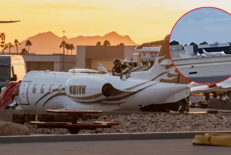 Revelan momento en que 2 aviones chocan en Aeropuerto de Arizona, Estados Unidos