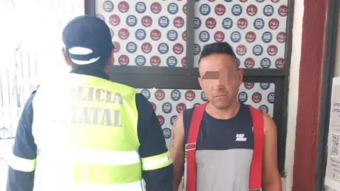 Bombero falso en Ecatepec.