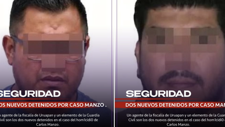 Detenidos caso Carlos Manzo