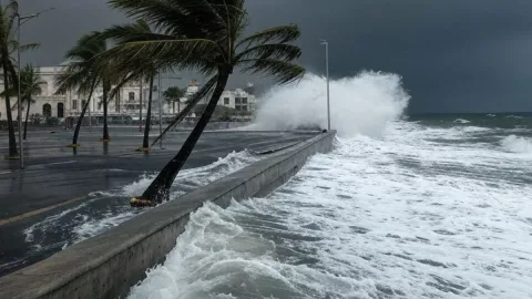 huracanes 2025 en Veracruz