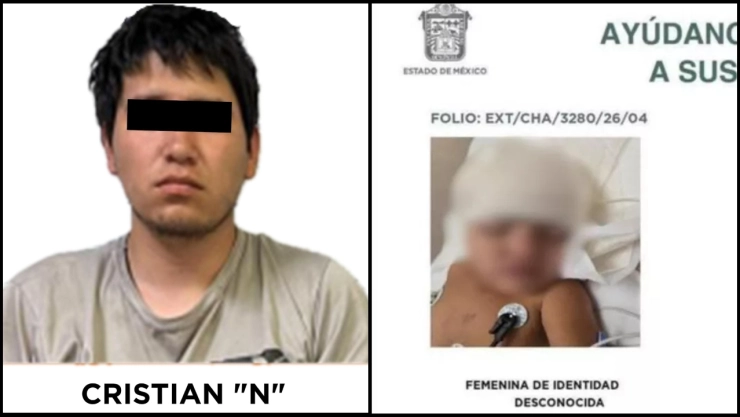 Encarcelan a conductor acusado de impactar a familia en carretera en Chalco: solo niña de 3 años sobrevive.