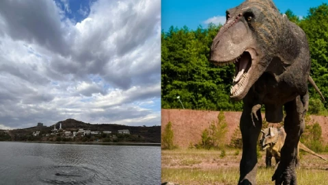 dinosaurio atizapán presa madín