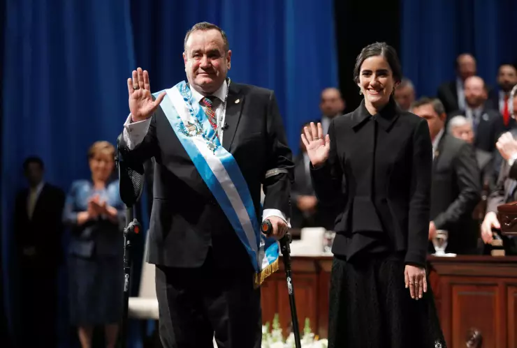 Alejandro Giammattei is sworn-in as Guatemala’s President in Guatemala City