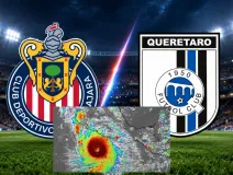 ¿Chivas vs. Querétaro puede ser suspendido? Alerta por el Huracán Polo