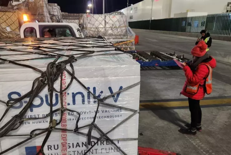 Cargamento de vacunas COVID 19