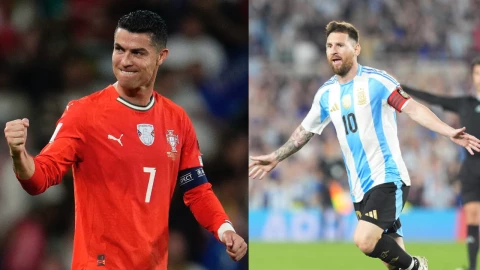 Cristiano Ronaldo y Lionel Messi